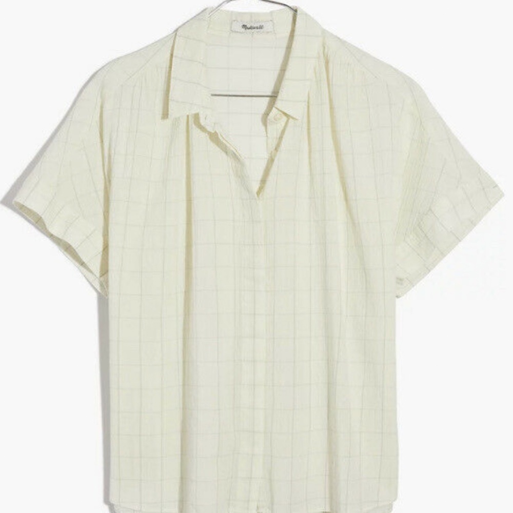 Madewell Hilltop Shirt in Windowpane